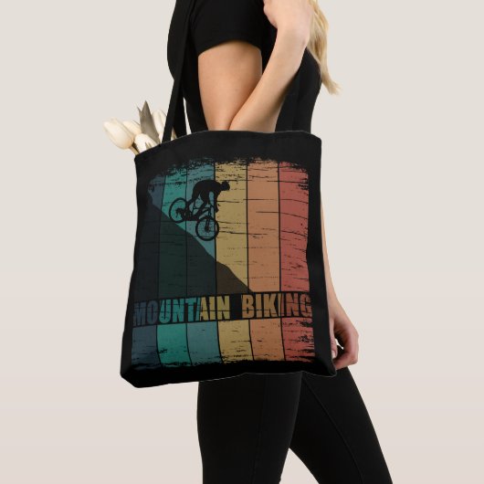 Mountainbiken  tote bag (Dichtbij)