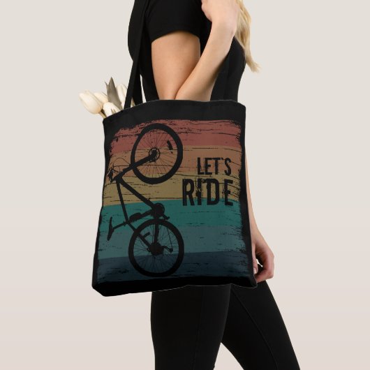 Mountainbiken  tote bag (Dichtbij)