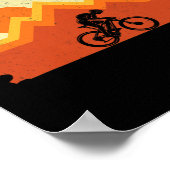 Mountainbiken - Uitrusting Mtb Rijden Wielrenner F Poster (Hoek)