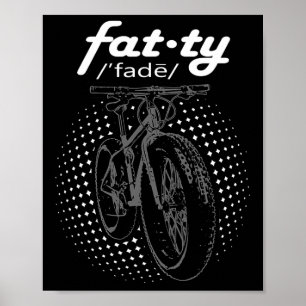 Mountainbiken Vet Bike Vet-ty Fietsen Poster