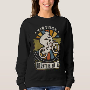 Mountainbiken Vintage Klassieker Retro Sportliefde Trui