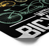 Mountainbiken Wielrenner Fietser Ik Speel Nog Stee Poster (Hoek)