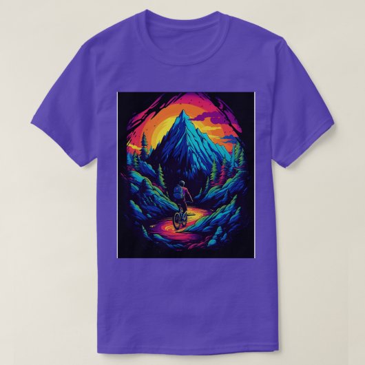 Mountainbiker 3 t-shirt (Design voorkant)