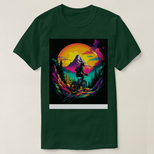 Mountainbiker 4 t-shirt (Design voorkant)
