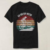mountainbiker Ik ben de motor T-shirt (Design voorkant)