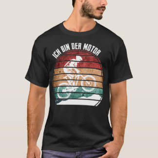 mountainbiker Ik ben de motor T-shirt