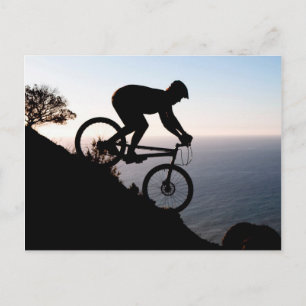 Mountainbiker. Leeuwenhoofd, Kaapstad Briefkaart