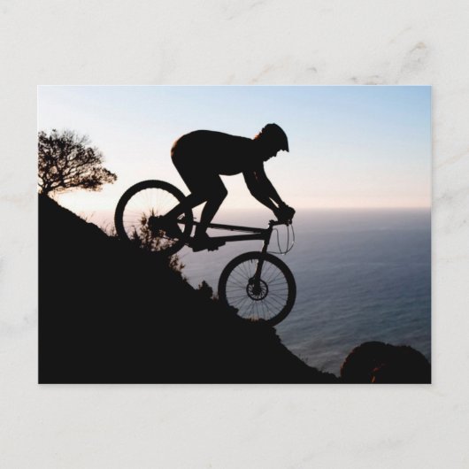 Mountainbiker. Leeuwenhoofd, Kaapstad Briefkaart (Voorkant)