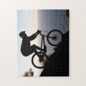 Mountainbiker. Leeuwenkop, Kaapstad Legpuzzel (Verticaal)