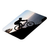Mountainbiker. Leeuwenkop, Kaapstad Magneet (Linkerzijde)