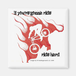 mountainbiker magneet