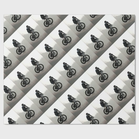 mountainbiker MTB BMX CYCLIST Cadeaupapier (Vlak)