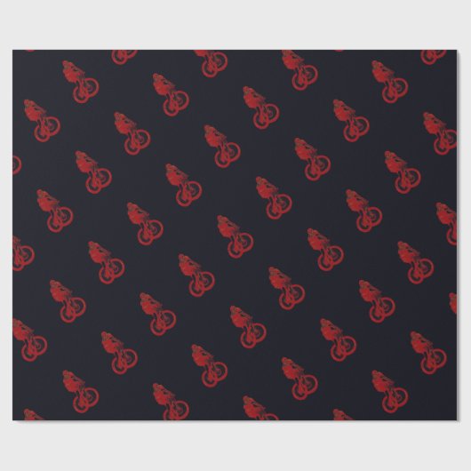 mountainbiker MTB BMX CYCLIST Cadeaupapier (Vlak)