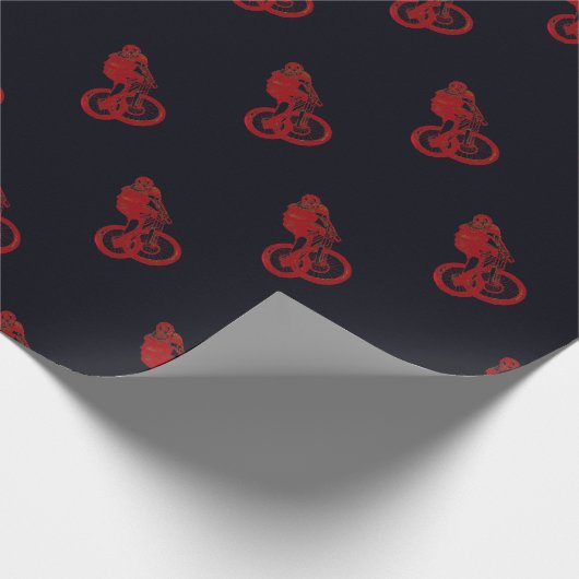 mountainbiker MTB BMX CYCLIST Cadeaupapier (Hoek)