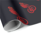 mountainbiker MTB BMX CYCLIST Cadeaupapier (Rol Hoek)