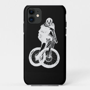 mountainbiker MTB BMX CYCLIST iPhone 11 Hoesje