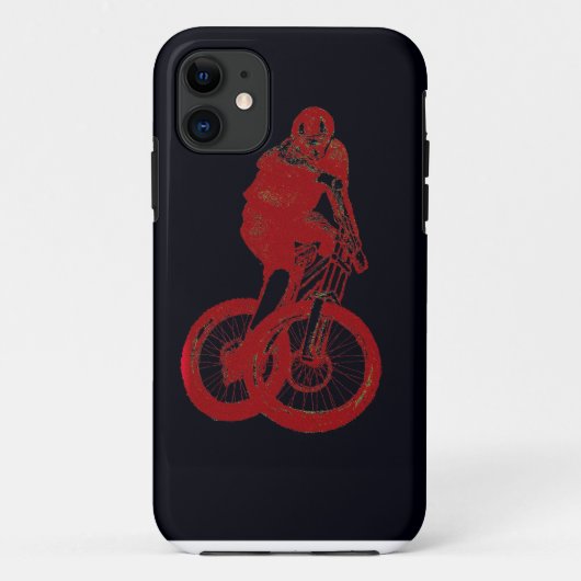 mountainbiker MTB BMX CYCLIST Case-Mate iPhone Case (Achterkant)