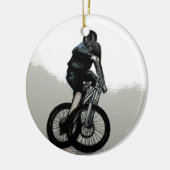 mountainbiker MTB BMX CYCLIST Keramisch Ornament (Links)