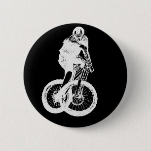 mountainbiker MTB BMX CYCLIST Ronde Button 5,7 Cm