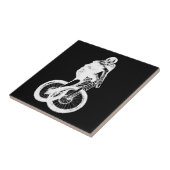 mountainbiker MTB BMX CYCLIST Tegeltje (Zijkant)