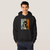 Mountainbiker MTB mountainbiken downhill Hoodie (Voorkant volledig)