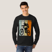 Mountainbiker MTB mountainbiken downhill T-shirt (Voorkant volledig)