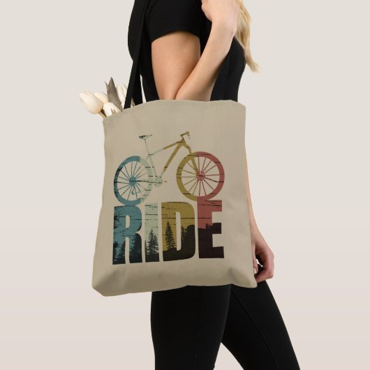 Mountainbikerider Tote Bag (Dichtbij)