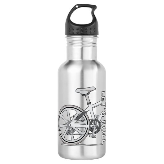 mountainbiking Bicycle Downhill MTB Gift Waterfles (Voorkant)