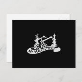 mountainbiking - fiets - MTB - cadeau Briefkaart (Voorkant / Achterkant)