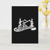 mountainbiking - fiets - MTB - cadeau Kaart (Gele Bloem)