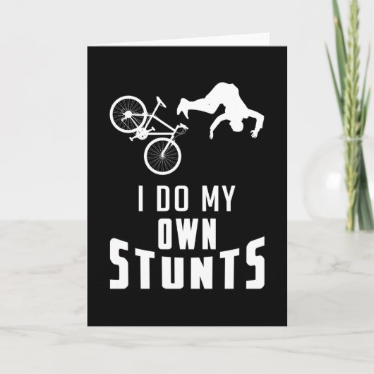 mountainbiking MTB - fietsenwervel - Gift Kaart (Voorkant)