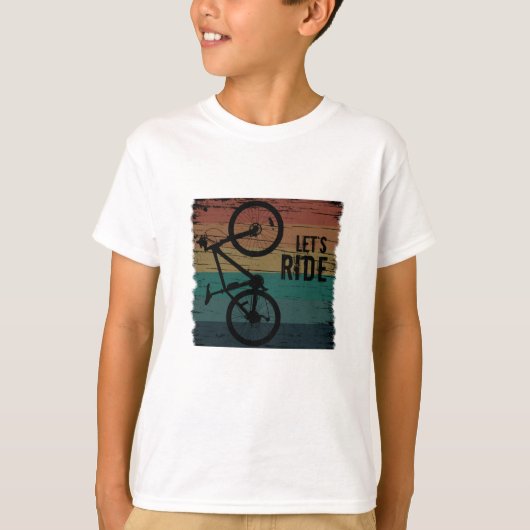 mountainbiking t-shirt (Voorkant)
