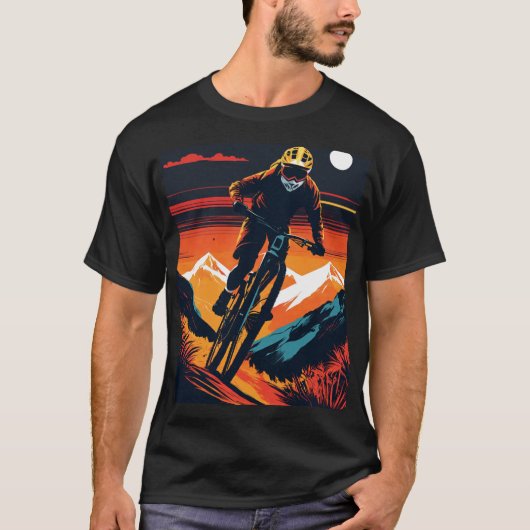mountainbiking T Shirt (Voorkant)
