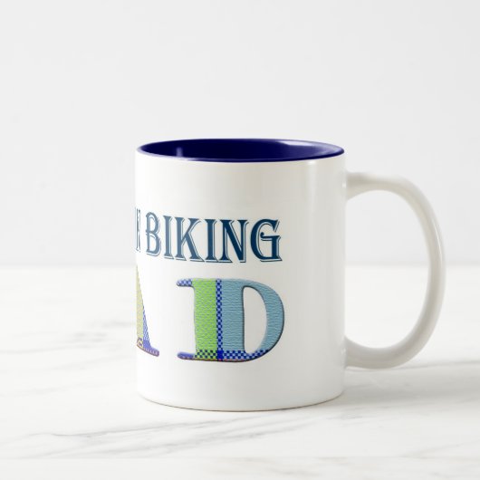 MountainBikingDad Tweekleurige Koffiemok (Rechts)
