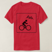 mountainbikingpictogram 1 t-shirt (Design voorkant)