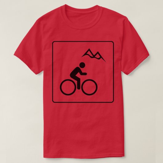 mountainbikingpictogram 1 t-shirt (Design voorkant)