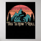 mountainbikringfiets Dit is hoe ik rol Poster (Voorkant)