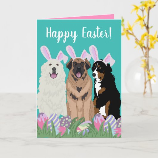 mountaindog Pasen Kaart (Gele Bloem)