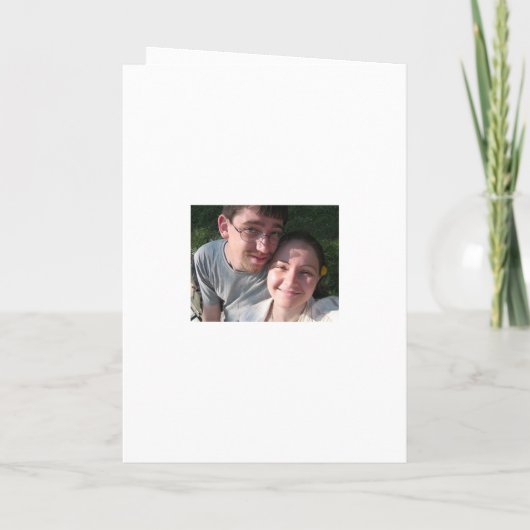 Mountaineering bruiloft uitnodiging (Achterkant)