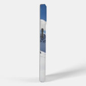Mountaineering with Climber Silhouette and Mtns Case-Mate iPhone Case (Achterkant / Rechts)