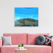 MOUNTAINEN CANVAS AFDRUK (Insitu (Woonkamer))