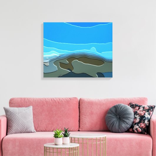 MOUNTAINEN CANVAS AFDRUK (Insitu (Woonkamer))