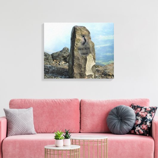 MOUNTAINEN CANVAS AFDRUK (Insitu (Woonkamer))