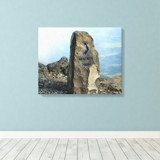 MOUNTAINEN CANVAS AFDRUK (Insitu (Houten vloer))