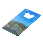 MOUNTAINEN CREDITKAART FLESSENOPENER (Voorkant Gekanteld)