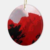 MOUNTAINEN KERAMISCH ORNAMENT (Links)