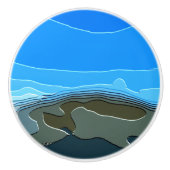 MOUNTAINEN KERAMISCHE KNOP (Voorkant)