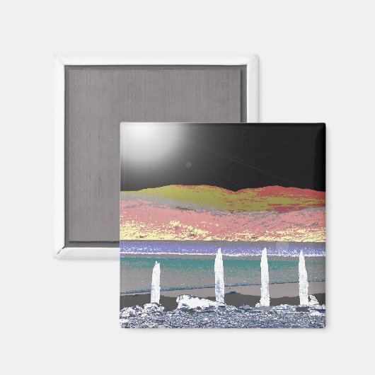 MOUNTAINEN MAGNEET (Voorkant / Achterkant)