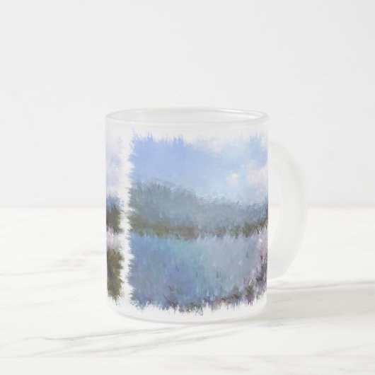 MOUNTAINEN MATGLAS KOFFIEMOK (Voorkant rechts)