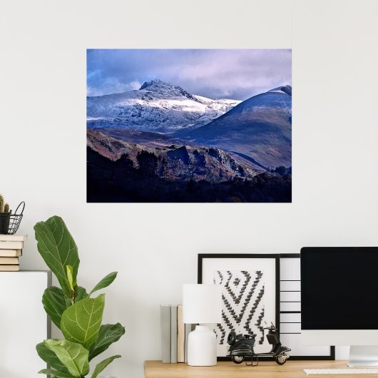 MOUNTAINEN POSTER (Thuiskantoor)